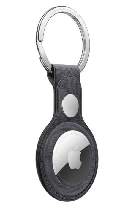 Apple Feingewebe Schlüsselanhänger für AirTag - Schwarz