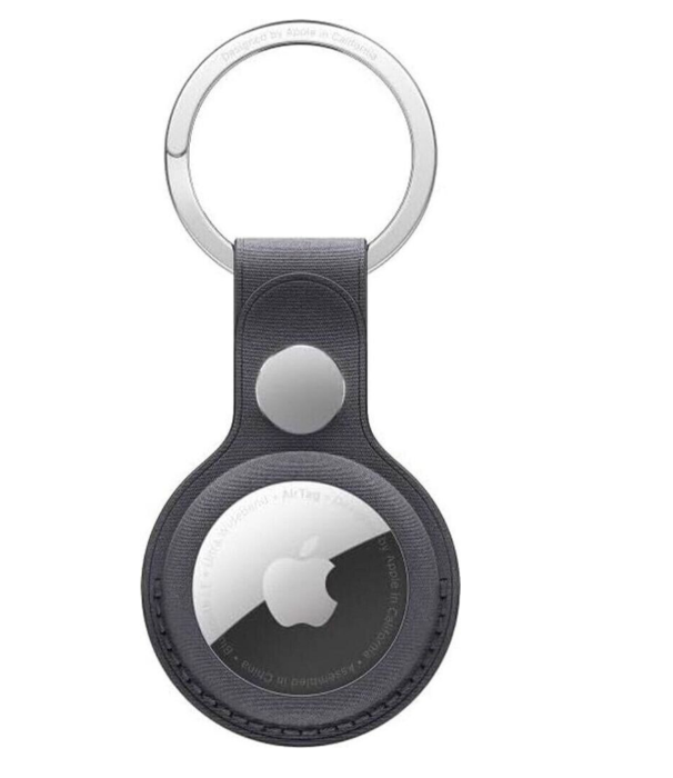 Apple Feingewebe Schlüsselanhänger für AirTag - Schwarz