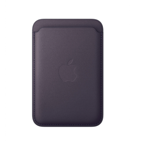 Apple iPhone Feingewebe Wallet mit MagSafe (2025) Mitternachtsviolett